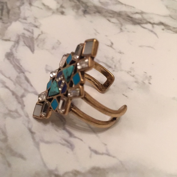 💎 Stella & Dot Stone Tile Ring - Picture 4 of 5